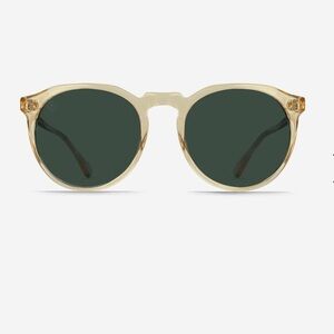 Raen Remmy 52 in Champagne Crystal/Green Polarized